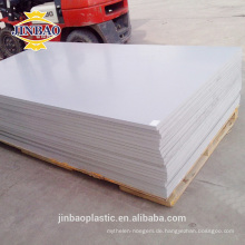 JINBAO harte Oberfläche Baumaterial 3mm 4mm PVC starre Blätter